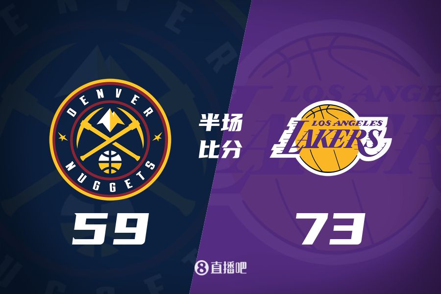 水銀瀉地的進攻火力次節(jié)暫緩！東契奇25分 湖人半場領(lǐng)先掘金14分